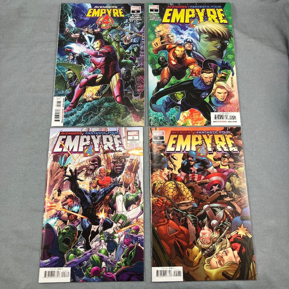 Marvel Empyre Comic Lot of 4 Asst Issues #0 1 3 4 Avengers Fantastic Four 2020